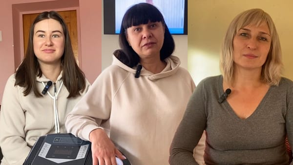 Rencontre avec Yana, Natalia et Olga, qui vivent dans des abris en Ukraine